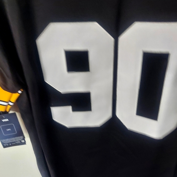 TJ Watt Pittsburgh Steelers Black Stitched Jersey. Ships SAME Day. NWT - Picture 3 of 5